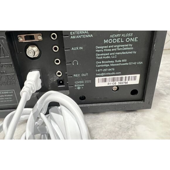 Tivoli Audio Model One AM/FM Radio M1BBS Black Cabinet - Tested - Picture 6 of 6